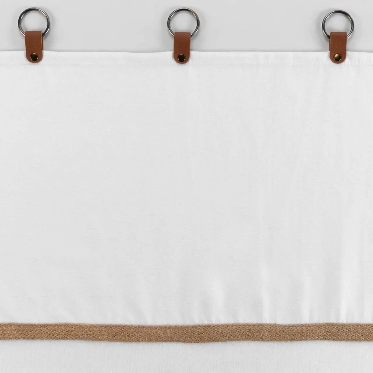 DOUCEUR D'INTERIEUR Voilage œillets (140 x 240 cm) Leana Blanc Outlet
