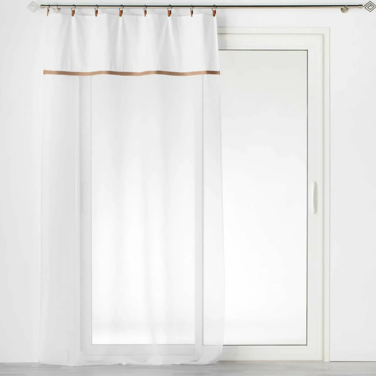 DOUCEUR D'INTERIEUR Voilage œillets (140 x 240 cm) Leana Blanc Outlet