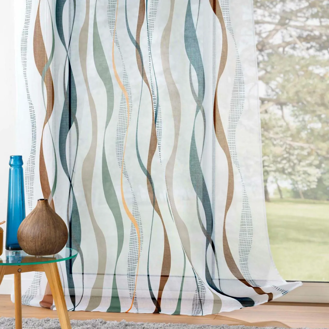 DOUCEUR D'INTERIEUR Voilage œillets (140 x 240 cm) Lisana Multicolore