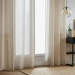 EMINZA Voilage œillets (140 x 240 cm) Léontine Beige Online