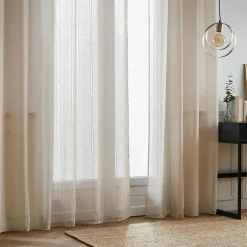 EMINZA Voilage œillets (180 x 240 cm) Léontine Beige Clearance