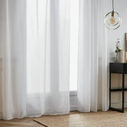 EMINZA Voilage œillets (180 x 240 cm) Léontine Blanc New