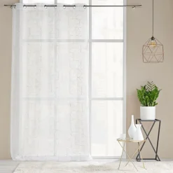 douceur d'intu017drieur Voilage œillets (140 x 240 cm) Louxor Blanc
