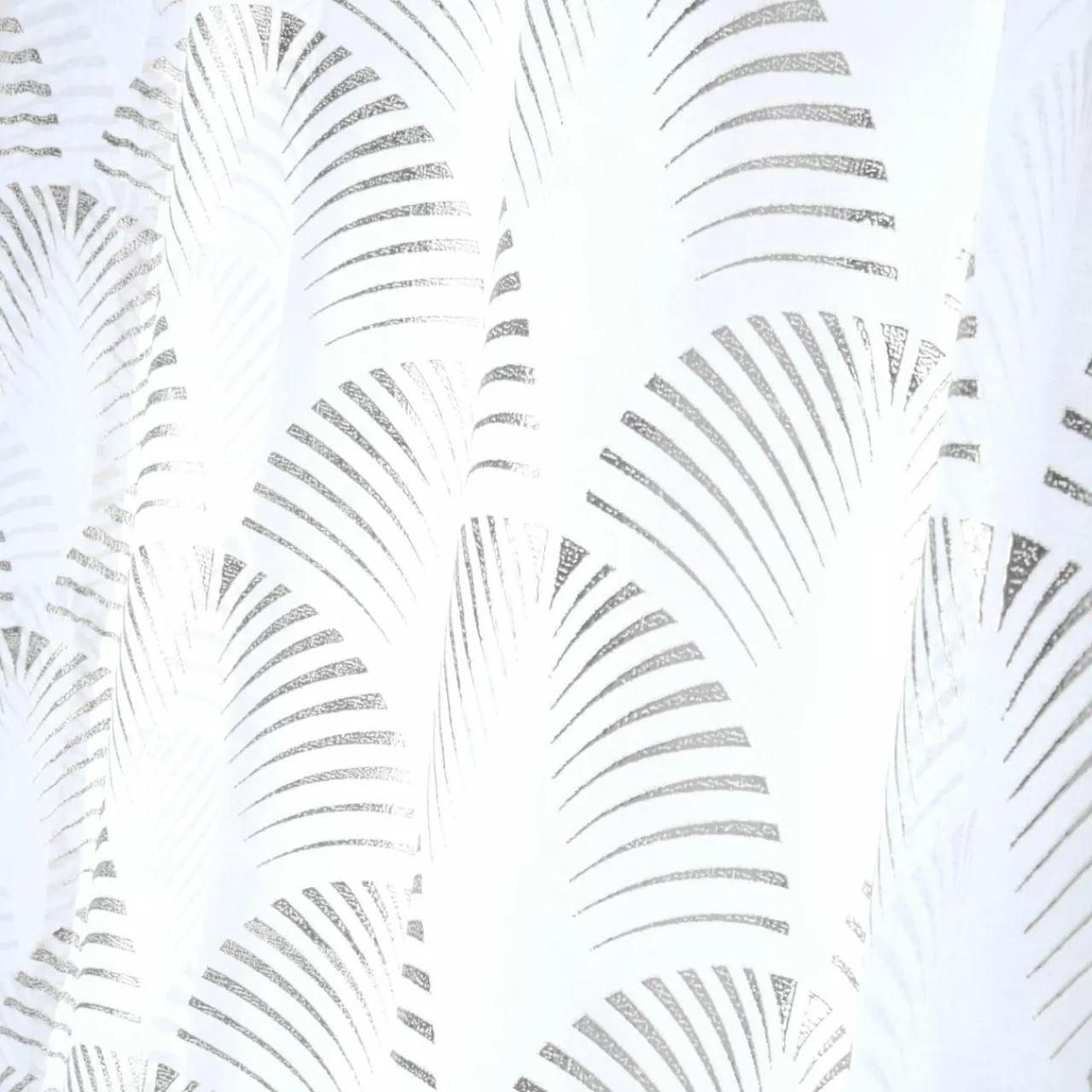 LOVELY CASA Voilage œillets (140 x 260 cm) Maldives Argent New