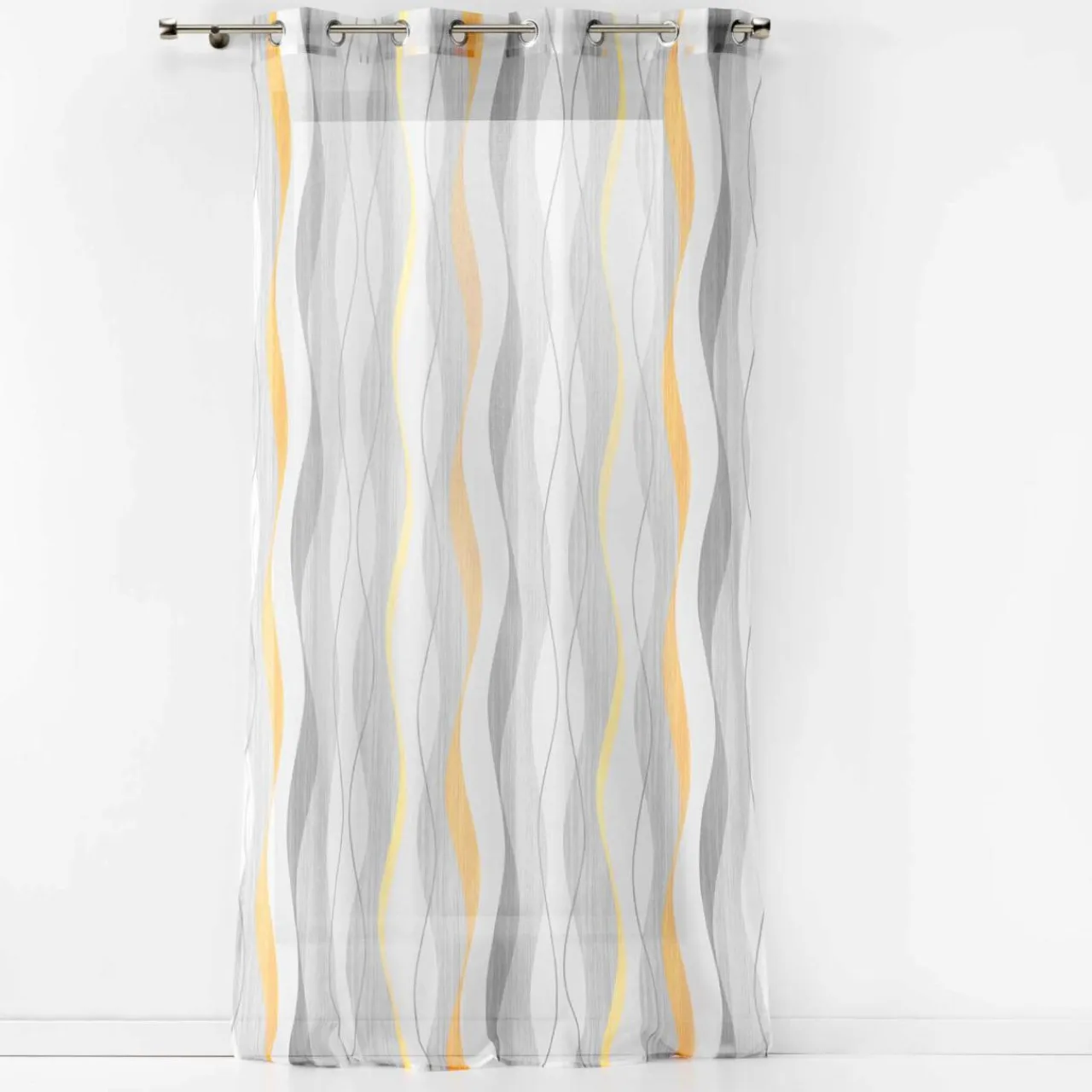 DOUCEUR D'INTERIEUR Voilage œillets (140 x 240 cm) Ondulys Blanc Outlet