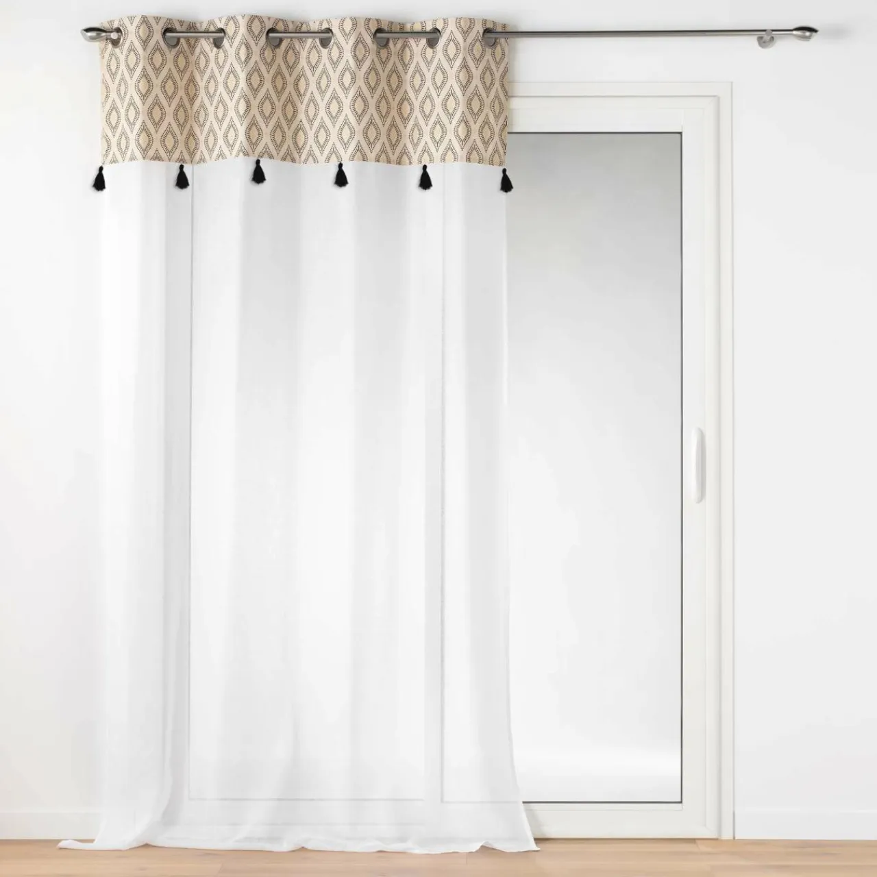 DOUCEUR D'INTERIEUR Voilage œillets (140 x 240 cm) Oricia Ecru Sale