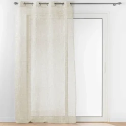 DOUCEUR D'INTERIEUR Voilage œillets (140 x 240 cm) Pandore Blanc Sale