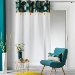 DOUCEUR D'INTERIEUR Voilage œillets (140 x 240 cm) Sabaly Or Hot