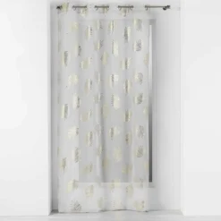 DOUCEUR D'INTERIEUR Voilage œillets (140 x 240 cm) Sunny Gold Or Sale