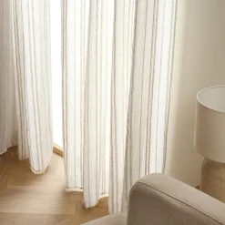 EMINZA Voilage œillets (140 x 240 cm) Théo Beige Online