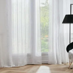 EMINZA Voilage œillets (180 x 240 cm) Théo Blanc Sale