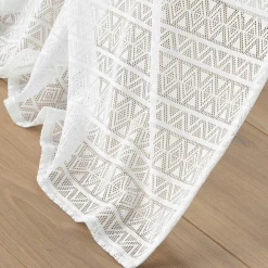 DOUCEUR D'INTERIEUR Voilage maille (140 x 240 cm) Naomie Blanc Hot