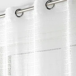 DOUCEUR D'INTERIEUR Voilage maille (140 x 240 cm) Naomie Blanc Hot