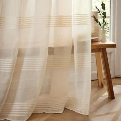 EMINZA Voilage oeillets (140 x 240 cm) Noé Beige Discount