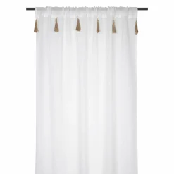 STOF Voilage passe-tringle (140 x 260 cm) Ibiza Ecru Discount