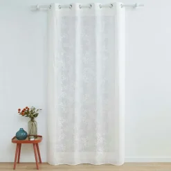 DOUCEUR D'INTERIEUR Voilage tissé (140 x 280 cm) Karla Blanc