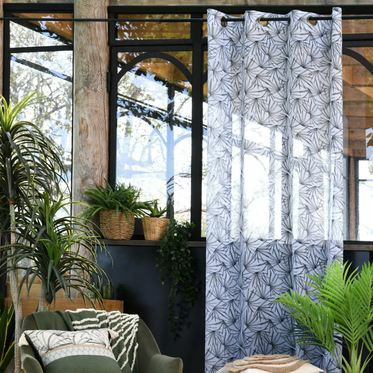 LOVELY CASA Voilage (140 x 260 cm) Baléares Ecru Online