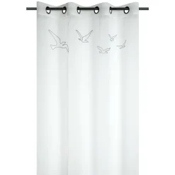 STOF Voilage (140 x 260 cm) Bordemer Blanc Sale
