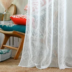 STOF Voilage (140 x 260 cm) Corallys Blanc