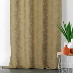 LINDER Voilage (140 x 275 cm) Cycas Vert kaki Hot