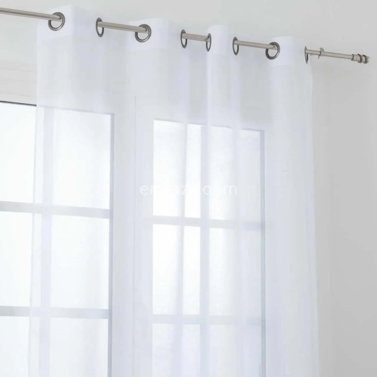 LINDER Voilage (145 x 240 cm) Givrée Blanc Outlet
