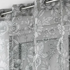 DOUCEUR D'INTERIEUR Voilage (140 x 240 cm) Milady Gris Bleu New