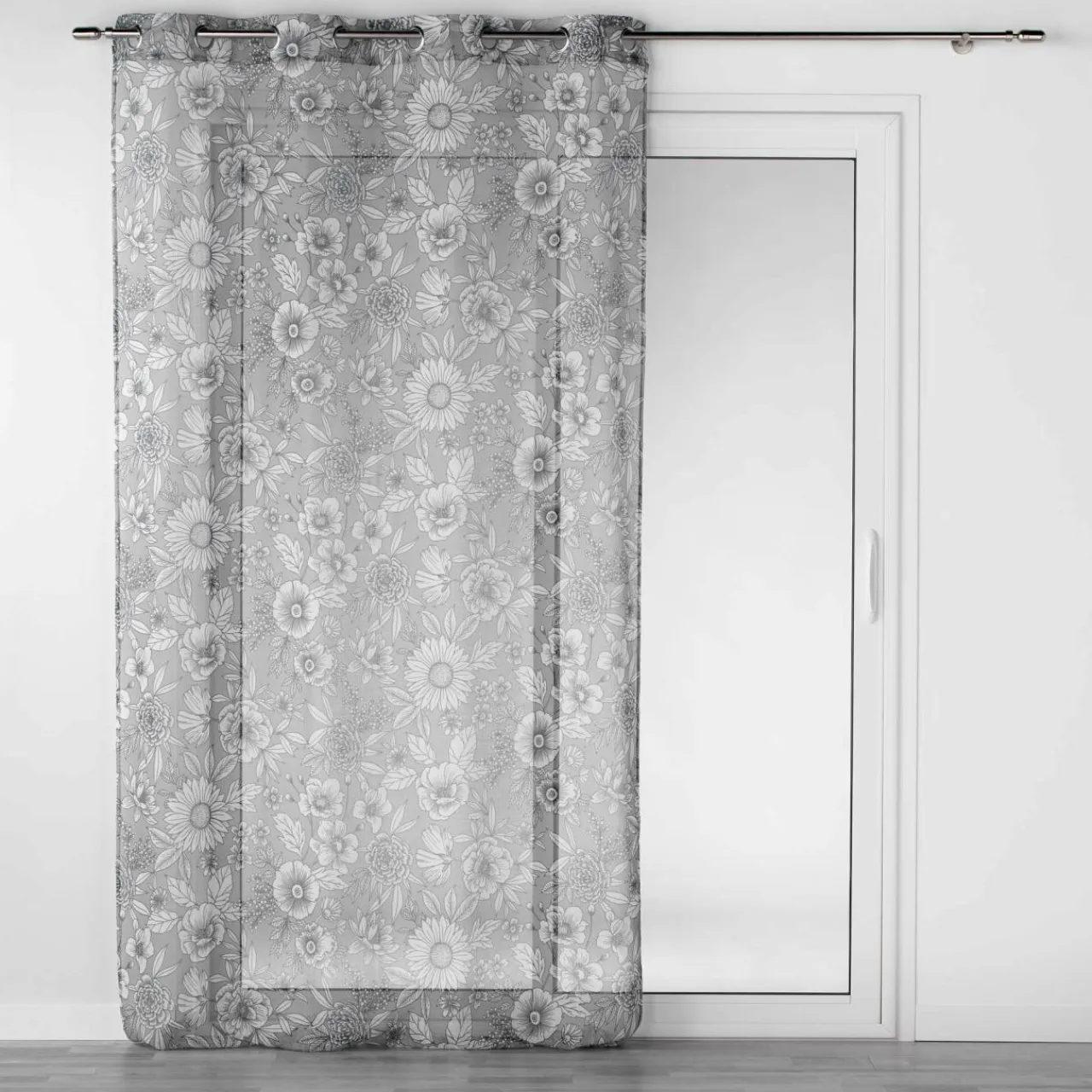 DOUCEUR D'INTERIEUR Voilage (140 x 240 cm) Milady Gris Bleu New