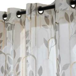 douceur d'intu017drieur Voilage (140 x 240 cm) Roseris Gris Online
